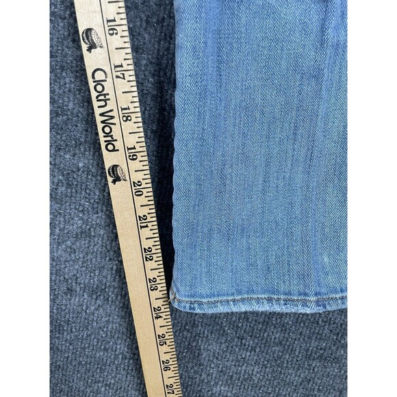 American Eagle Jeans Womens 0 Blue Artist Crop Super Stretch Light Wash Denim - Picture 6 of 8